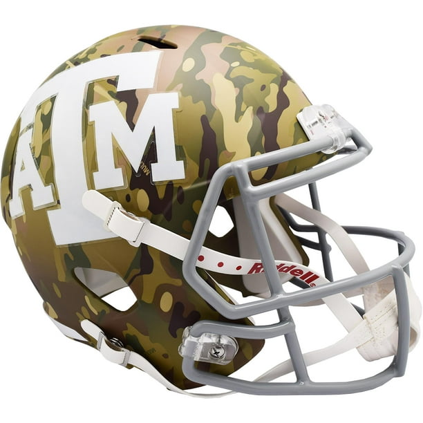 Sports Memorabilia Riddell Texas A/&M Aggies Revolution Speed White Replica Football Helmet College Replica Helmets